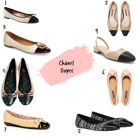 chanel slingback flat dupe|chanel ballerina flats dupes.